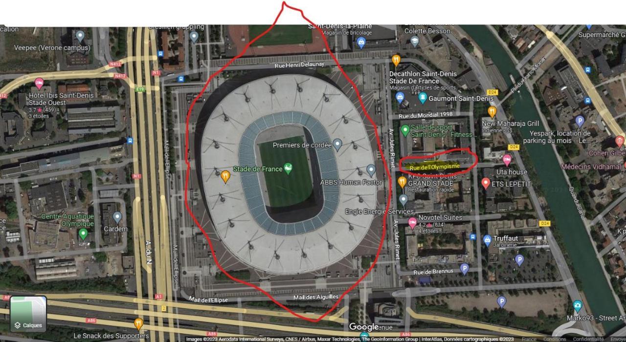 סן-דני Appartement Sur Et Garage Au Stade De France A 2 Mn De Paris, 20 De Roissy Cdg Et 30 De La Defense Animaux Bienvenus מראה חיצוני תמונה